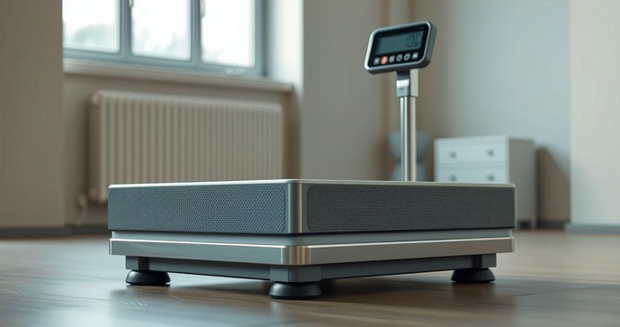 Balan&ccedil;a de piso 1000 kg para precis&atilde;o e durabilidade